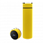 Термос Reactor софт-тач с датчиком температуры (желтый) с логотипом  заказать по выгодной цене в кибермаркете AvroraStore