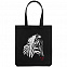 Холщовая сумка «Арт-рокстар. Kiss Me», черная с логотипом  заказать по выгодной цене в кибермаркете AvroraStore
