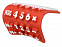 Калькулятор Splitz, красный с логотипом  заказать по выгодной цене в кибермаркете AvroraStore