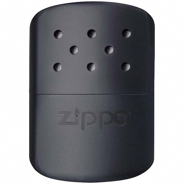 Каталитическая грелка для рук Zippo, черная с логотипом  заказать по выгодной цене в кибермаркете AvroraStore