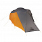 Палатка трекинговая Maxfield 2, серая с оранжевым с логотипом  заказать по выгодной цене в кибермаркете AvroraStore