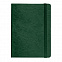 Ежедневник недатированный Boomer, А5,  темно-зеленый, кремовый блок, без обреза с логотипом  заказать по выгодной цене в кибермаркете AvroraStore