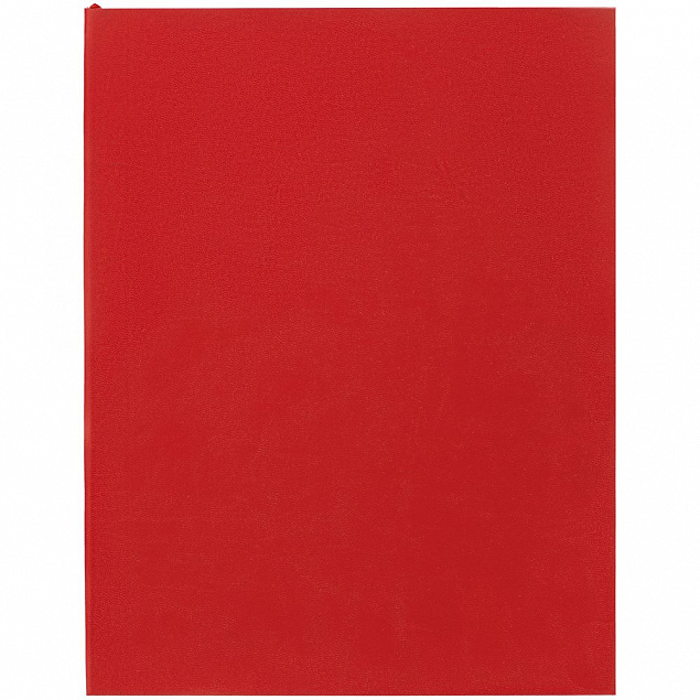Ежедневник Flat Maxi, недатированный, красный с логотипом  заказать по выгодной цене в кибермаркете AvroraStore