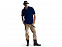 Рубашка поло Forehand мужская, темно-синий с логотипом  заказать по выгодной цене в кибермаркете AvroraStore