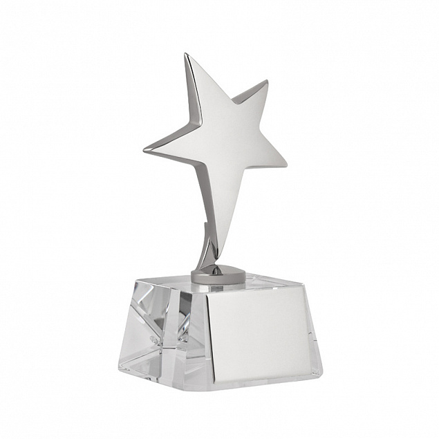 Статуэтка "Звезда", серебро с логотипом  заказать по выгодной цене в кибермаркете AvroraStore