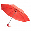 Зонт складной Basic, красный с логотипом  заказать по выгодной цене в кибермаркете AvroraStore