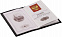 Обложка для паспорта Twill, серая с логотипом  заказать по выгодной цене в кибермаркете AvroraStore