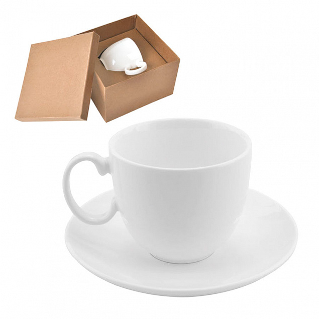 Чайная пара  "Романтика" в подарочной упаковке с логотипом  заказать по выгодной цене в кибермаркете AvroraStore