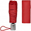 Складной зонт Alu Drop S, 4 сложения, автомат, красный с логотипом  заказать по выгодной цене в кибермаркете AvroraStore