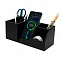Настольный органайзер Boss c беспроводной зарядкой - Черный AA с логотипом  заказать по выгодной цене в кибермаркете AvroraStore