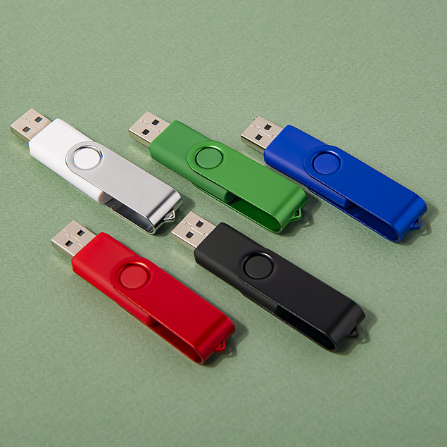 USB flash-карта DOT (8Гб), черный, 5,8х2х1,1см, пластик, металл с логотипом  заказать по выгодной цене в кибермаркете AvroraStore