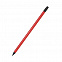 Карандаш Negro с цветным корпусом - Красный PP с логотипом  заказать по выгодной цене в кибермаркете AvroraStore