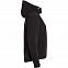 Куртка женская Hooded Softshell черная с логотипом  заказать по выгодной цене в кибермаркете AvroraStore