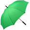 Зонт-трость Lanzer, светло-зеленый с логотипом  заказать по выгодной цене в кибермаркете AvroraStore