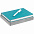 Набор New Latte, голубой с логотипом  заказать по выгодной цене в кибермаркете AvroraStore