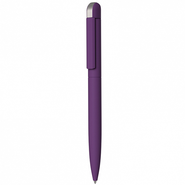 Ручка шариковая "Jupiter", фиолетовый, покрытие soft touch с логотипом  заказать по выгодной цене в кибермаркете AvroraStore