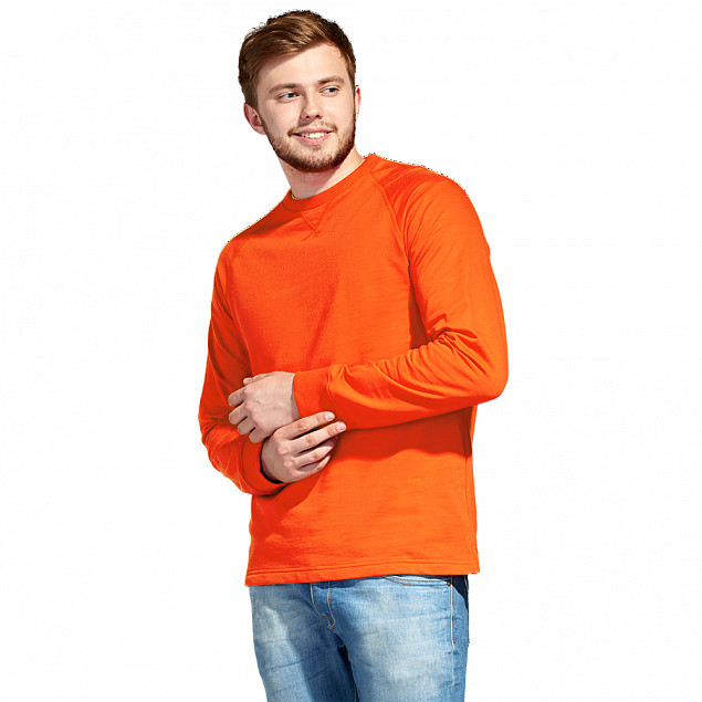 Толстовка StanWork Оранжевый с логотипом  заказать по выгодной цене в кибермаркете AvroraStore