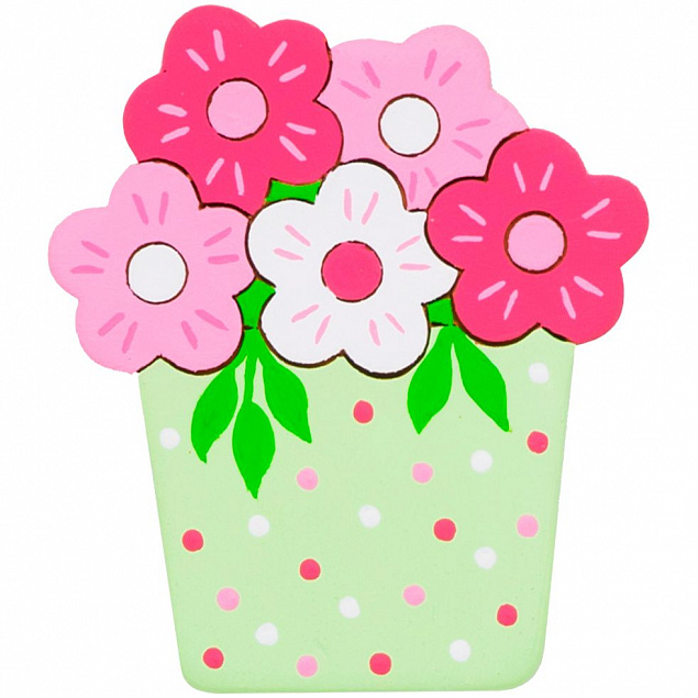 Набор для творчества «С праздником!», цветы с логотипом  заказать по выгодной цене в кибермаркете AvroraStore
