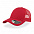 Бейсболка "RAPPER COTTON", 5 клиньев, бордовый/бордовый, пласт.заст.,100% хлопок, 100% п/э, 180 г/м2 с логотипом  заказать по выгодной цене в кибермаркете AvroraStore