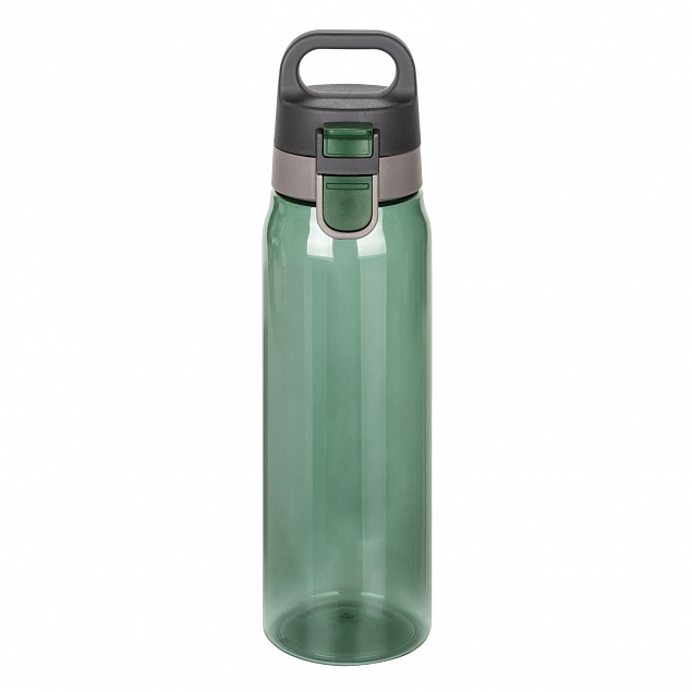 Бутылка для воды Aqua, зеленая (ТОЛЬКО ПОД ПОЛНУЮ ЗАПЕЧАТКУ) с логотипом  заказать по выгодной цене в кибермаркете AvroraStore