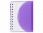 Блокнот А7 Post, пурпурный с логотипом  заказать по выгодной цене в кибермаркете AvroraStore