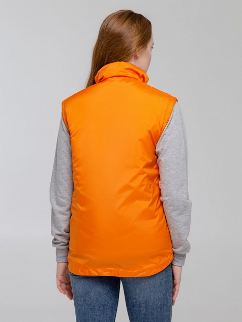 Жилет Unit Kama, оранжевый с логотипом  заказать по выгодной цене в кибермаркете AvroraStore