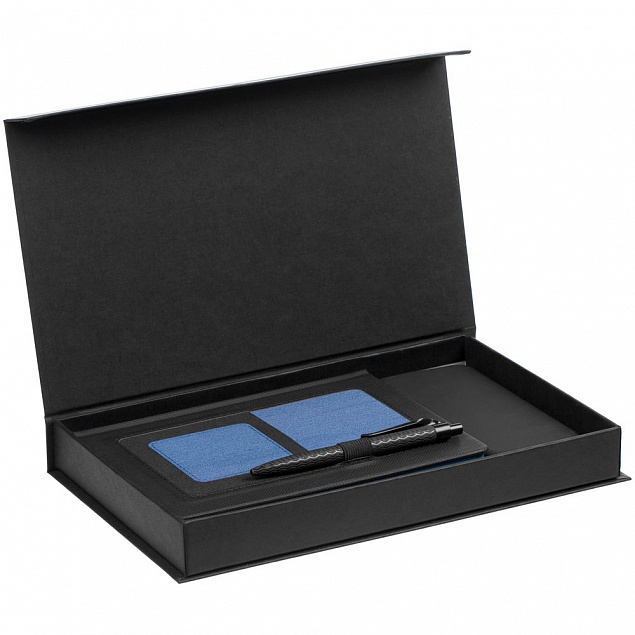 Коробка Horizon Magnet, черная с логотипом  заказать по выгодной цене в кибермаркете AvroraStore