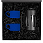 Набор для чая на 2 персоны Best Morning, синий с логотипом  заказать по выгодной цене в кибермаркете AvroraStore