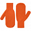 Варежки Life Explorer, оранжевые (кирпичные) с логотипом  заказать по выгодной цене в кибермаркете AvroraStore