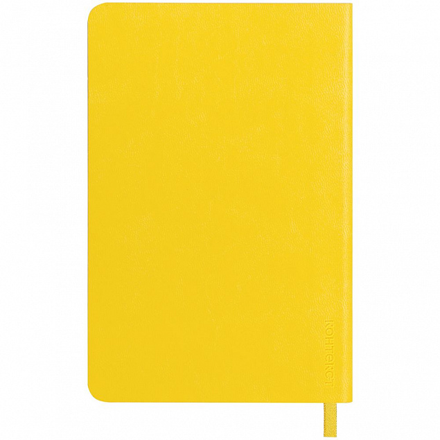 Ежедневник Neat, недатированный, желтый с логотипом  заказать по выгодной цене в кибермаркете AvroraStore