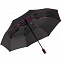 Зонт складной AOC Mini с цветными спицами, розовый с логотипом  заказать по выгодной цене в кибермаркете AvroraStore