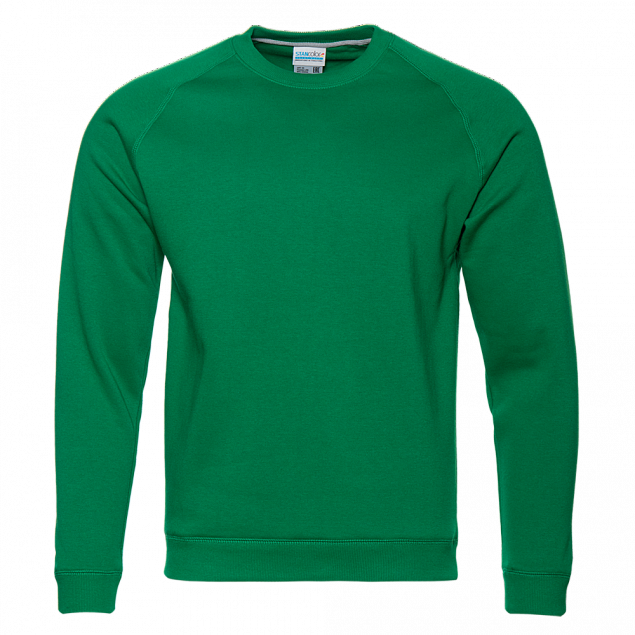 Толстовка StanSweatshirt Зелёный с логотипом  заказать по выгодной цене в кибермаркете AvroraStore