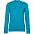 Свитшот женский Set In, ярко-синий меланж с логотипом  заказать по выгодной цене в кибермаркете AvroraStore