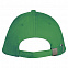 Бейсболка LONG BEACH, ярко-зеленая с белым с логотипом  заказать по выгодной цене в кибермаркете AvroraStore