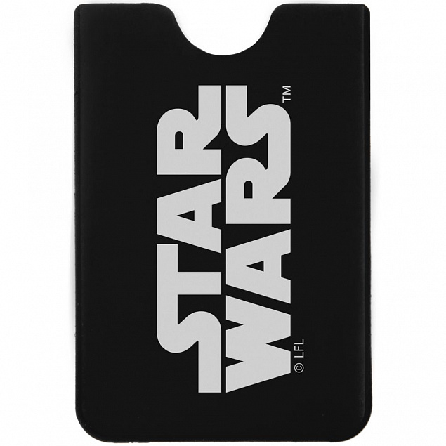 Чехол для карточки Star Wars, черный с логотипом  заказать по выгодной цене в кибермаркете AvroraStore