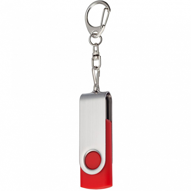 Флешка Twist, красная, 8 Гб с логотипом  заказать по выгодной цене в кибермаркете AvroraStore