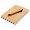 Набор из блокнота и ручки Bamboo, А5 с логотипом  заказать по выгодной цене в кибермаркете AvroraStore