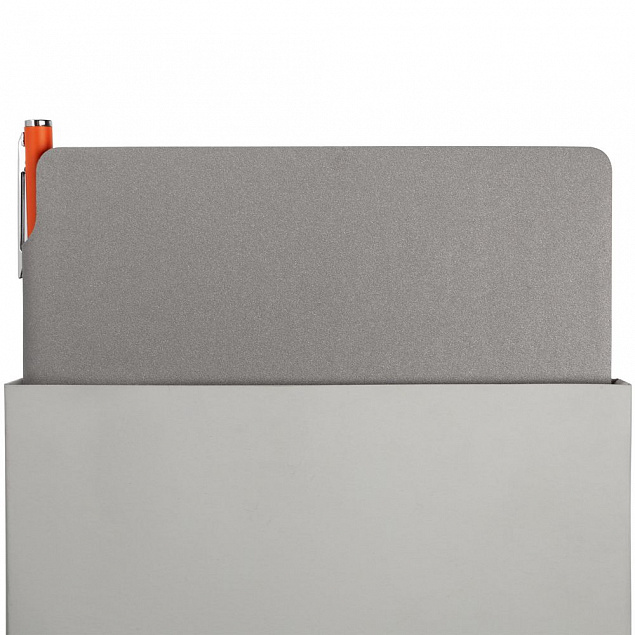 Набор Flexpen, серебристо-оранжевый с логотипом  заказать по выгодной цене в кибермаркете AvroraStore