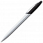Ручка шариковая Dagger Soft Touch, черная с логотипом  заказать по выгодной цене в кибермаркете AvroraStore