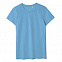 Футболка женская T-bolka Lady, голубая с логотипом  заказать по выгодной цене в кибермаркете AvroraStore