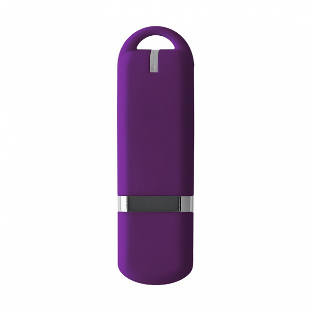 Флешка Memo, 8 Гб, фиолетовая с логотипом  заказать по выгодной цене в кибермаркете AvroraStore