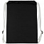 Рюкзак Nock, черный с белой стропой с логотипом  заказать по выгодной цене в кибермаркете AvroraStore