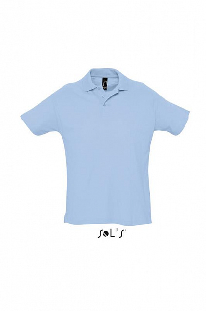 Джемпер (рубашка-поло) SUMMER II мужская,Голубой L с логотипом  заказать по выгодной цене в кибермаркете AvroraStore