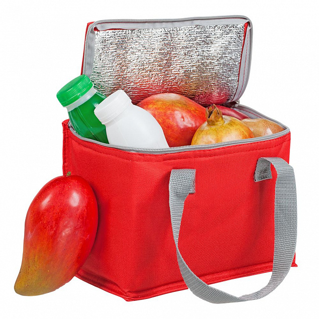 Сумка холодильник Vardo, красная с логотипом  заказать по выгодной цене в кибермаркете AvroraStore