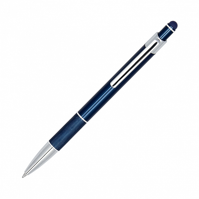 Шариковая ручка Levi, синий с логотипом  заказать по выгодной цене в кибермаркете AvroraStore