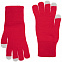 Перчатки сенсорные Urban Flow, красные с логотипом  заказать по выгодной цене в кибермаркете AvroraStore