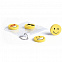 Набор ластиков, желтый с логотипом  заказать по выгодной цене в кибермаркете AvroraStore