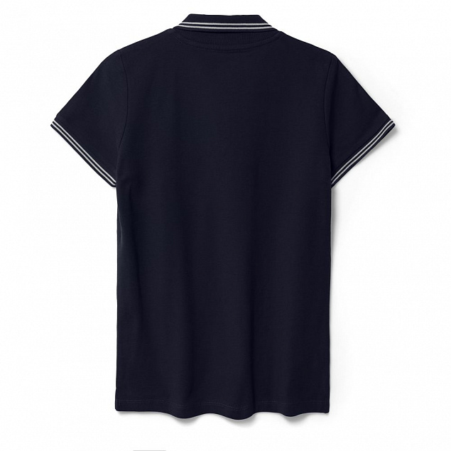 Рубашка поло женская Virma Stripes Lady, темно-синяя с логотипом  заказать по выгодной цене в кибермаркете AvroraStore