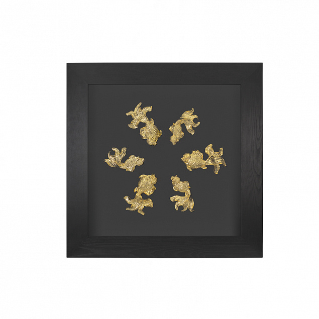 Картина "Золотые рыбки" с логотипом  заказать по выгодной цене в кибермаркете AvroraStore