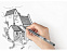 Ручка гелевая Mi High-capacity Gel Pen (10-Pack) MJZXB02WCHW (BHR4603GL) с логотипом  заказать по выгодной цене в кибермаркете AvroraStore